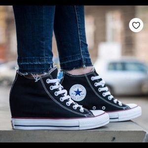 ▪️ Converse Canvas High Rise Lux Wedge▪️